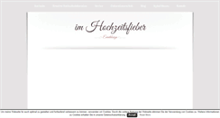 Desktop Screenshot of imhochzeitsfieber.net