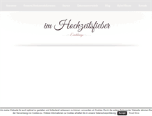 Tablet Screenshot of imhochzeitsfieber.net